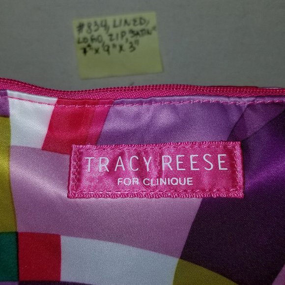 #834 NWOT RARE Clinique Tracy Reese Cosmetic Bag! - Picture 2 of 10